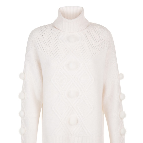 Max & Moi Paris Sweaters - ❄️Max & Moi Bambou Pom-Pom Sweater Off White❄️